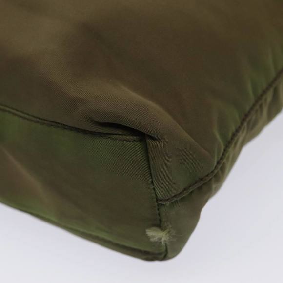 PRADA Hand Bag Nylon Khaki Auth cl841 - Picture 14 of 16